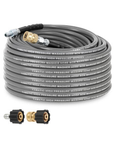 Manguera de Lavadora a Presión YAMATIC 15.24 m 4200 PSI Gris