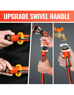 Manguera de Jardín YAMATIC 30.48m x 1.59cm con Boquilla 10 Funciones 2