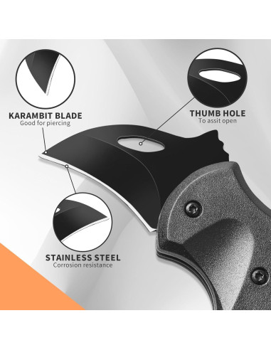 Cuchillo de Bolsillo Genérico Plegable Multiusos 10 cm