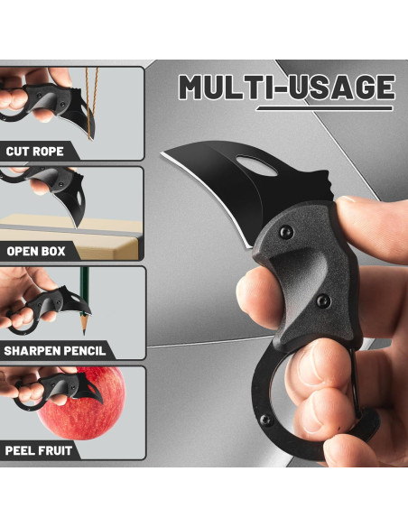 Cuchillo de Bolsillo Genérico Plegable Multiusos 10 cm