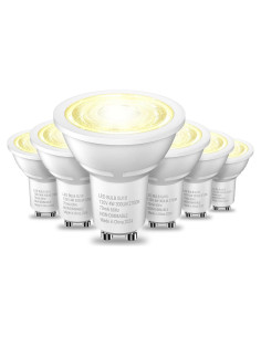 Bombillas LED GU10 TJOY 4W 300LM 2700K Blanco Cálido Paquete 6