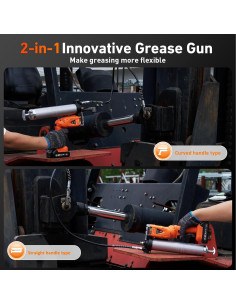 Pistola de Grasa Eléctrica 2-en-1 TaskStar TSGR03 10000 PSI 2