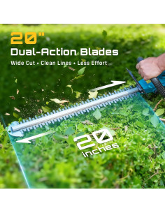 Cortadora de Setos Inalámbrica SEESII 20" (50.8 cm) 4000mAh 2