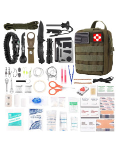 Kit de Primeros Auxilios 216 Piezas Verifygear Verde