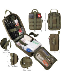 Kit de Primeros Auxilios 216 Piezas Verifygear Verde 2