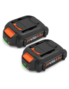 2 Baterías de Litio Ion 20V Worx WA3525 Reemplazo Energup