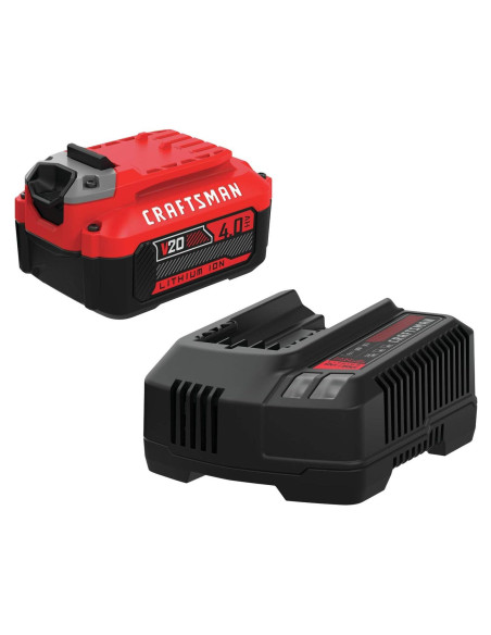 Batería y Cargador CRAFTSMAN V20 4.0Ah, 20V, Ion de Litio
