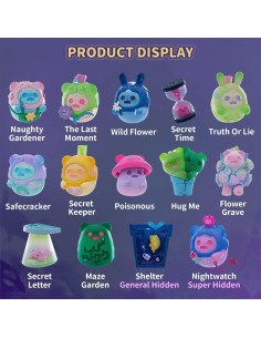 Figura Coleccionable Oso Fantasma BEEMAI Jardín Secretos 1PC 2