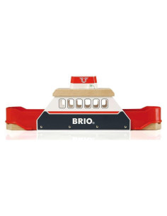 Barco de Ferry BRIO 33569 - Juego de Tren de Madera 3 Piezas