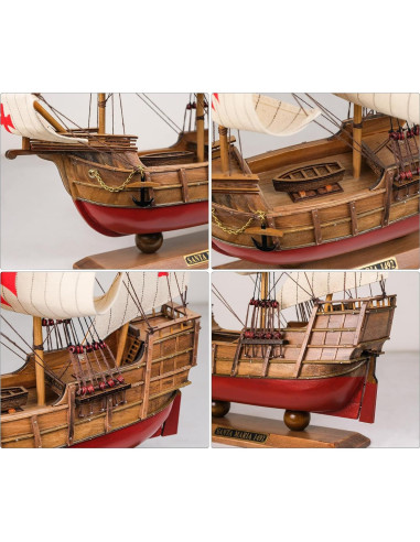 Barco de Madera Santa Maria 1:50 SAILINGSTORY Decoración