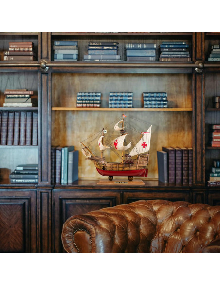 Barco de Madera Santa Maria 1:50 SAILINGSTORY Decoración
