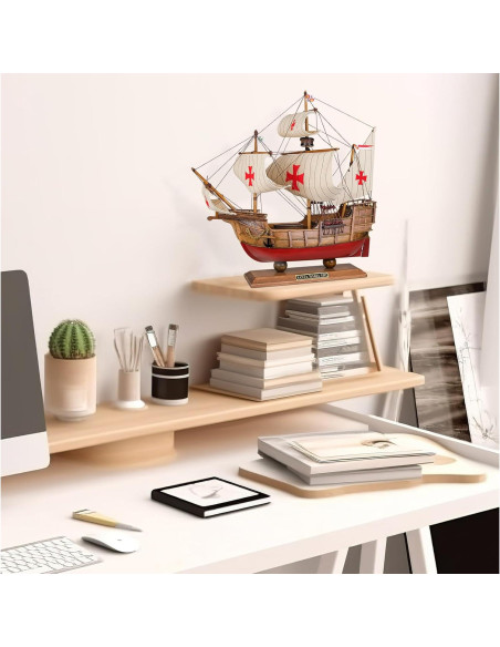 Barco de Madera Santa Maria 1:50 SAILINGSTORY Decoración