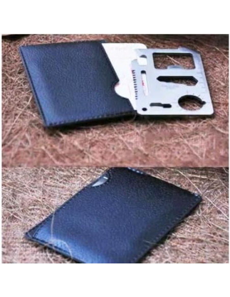 Tarjeta Multi-Herramienta 11-en-1 Genérico Acero Inoxidable