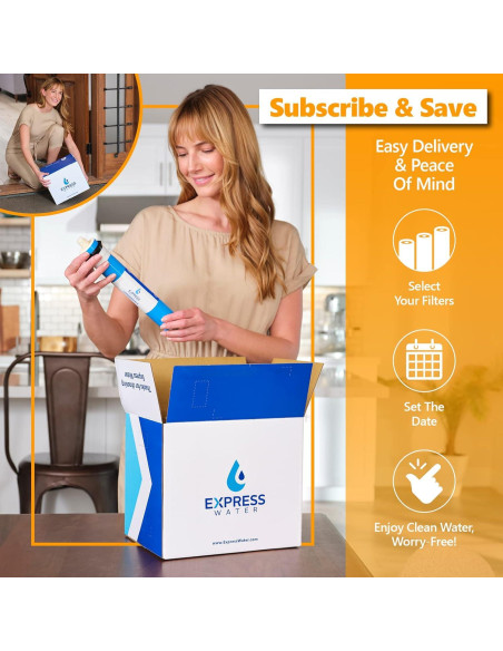 Membrana de Ósmosis Inversa Express Water 100 GPD - Filtro de Agua