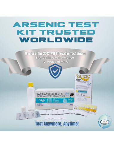 Kit de Prueba de Arsénico Quick 481396-5 - 5 Pruebas, 12 Minutos