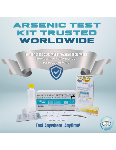 Kit de Prueba de Arsénico Quick 481396-5 - 5 Pruebas, 12 Minutos