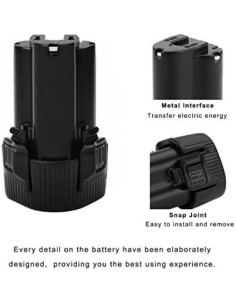 Batería de Reemplazo Li-ion Exmate 10.8V 2500mAh para Makita 2