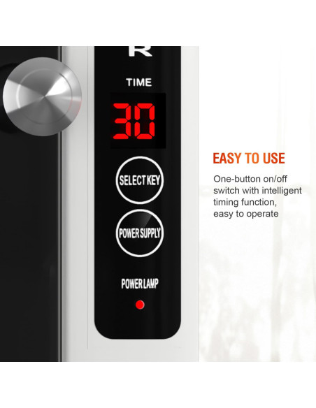 Gabinete Desinfectante UV 39.37x30.48x26.67cm con Temporizador