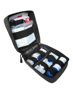 Kit de Primeros Auxilios Terrernce Bolsa Médica Táctica Negra 2