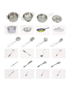 Materiales de Lenguaje Montessori 12 Piezas Cocina con Tarjetas