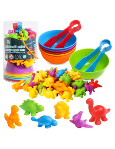 Juegos de emparejamiento Dinosaurios Kizh - Montessori 48 piezas