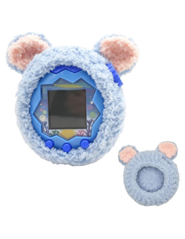 Funda Protectora para Tamagotchi Paradise - Tejido Suave Azul