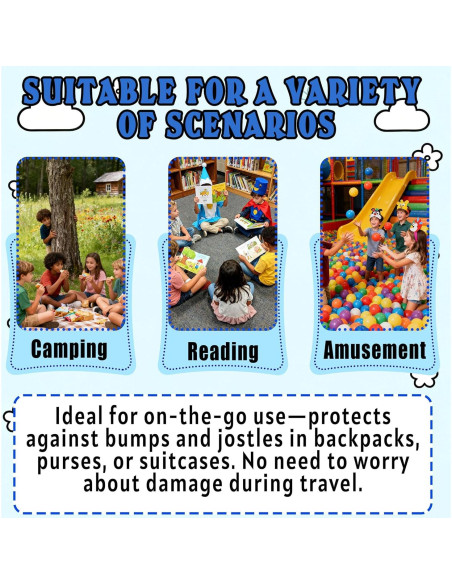 Funda Protectora para Tamagotchi Paradise - Tejido Suave Azul