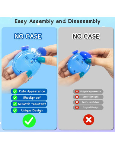 Funda para Tamagotchi Paradise Wonkzon - 2 Pcs, Diseño Caricatura