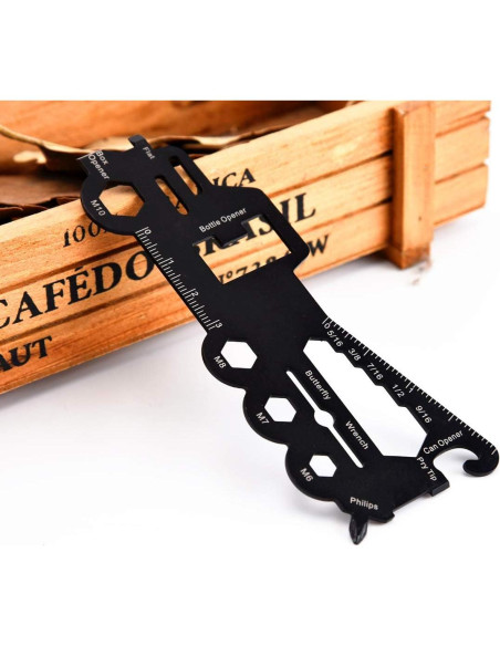 Tarjeta Multi-Herramienta SILVERHERO Grulla Acero Inoxidable