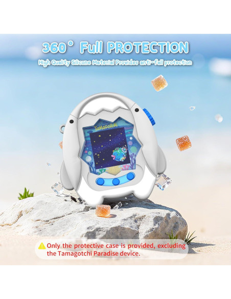 Funda de Silicona Wonkzon para Tamagotchi Paradise con Cordón