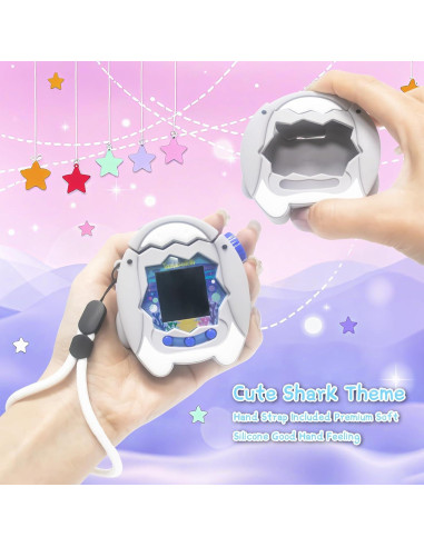 Funda de Silicona Wonkzon para Tamagotchi Paradise con Cordón