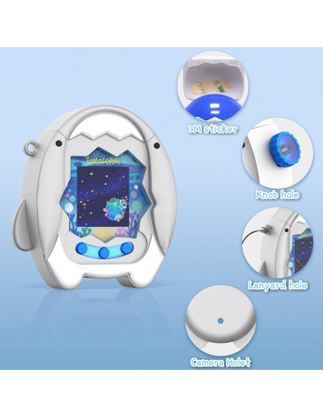 Funda de Silicona Wonkzon para Tamagotchi Paradise con Cordón