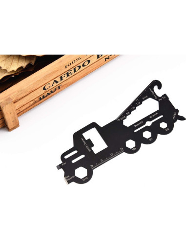 Tarjeta Multi-Herramienta SILVERHERO Grulla Acero Inoxidable