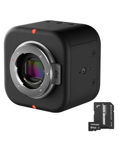 Cámara Inalámbrica de Streaming Logitech Mevo Core 4K + 64GB SD