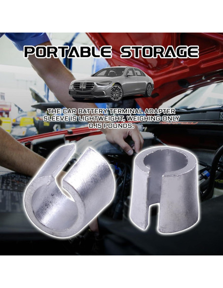 2 Pares Terminales de Batería UZZH Adaptador Universal