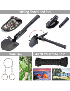 Kit de Supervivencia GPUSFAK 144 Piezas con Bolsa Molle 2