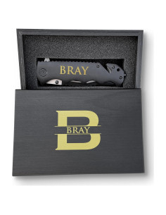 Cuchillo Plegable Krezy Case 18.4 cm Táctico Negro