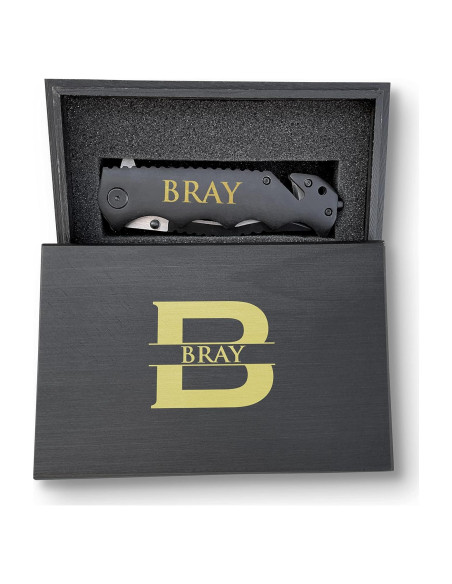 Cuchillo Plegable Krezy Case 18.4 cm Táctico Negro