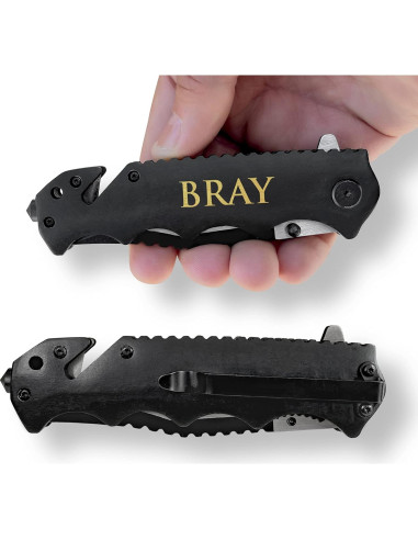 Cuchillo Plegable Krezy Case 18.4 cm Táctico Negro