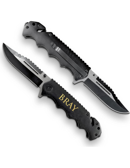 Cuchillo Plegable Krezy Case 18.4 cm Táctico Negro