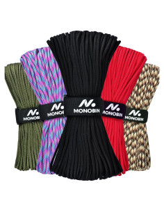 Cuerda Paracord MONOBIN 30m 4mm 7 Hilos para Manualidades