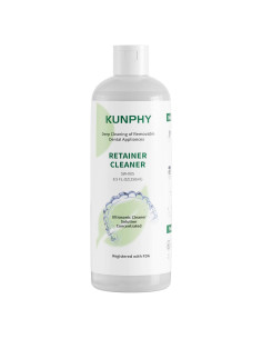 KUNPHY Limpiador Ultrasonico 8 oz - Solución Profesional para Retenedores