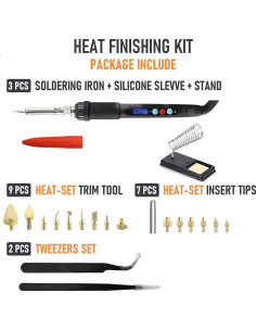 Kit de Herramientas de Suavizado 3D RETUXEP 21 Piezas 60W 2