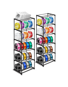 Estante Modular de Filamento GRETJOB 10 Niveles 60 Bobinas