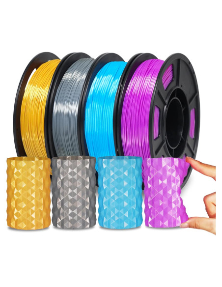 Filamento TPU de Seda YOUSU 1.75mm 95A 4x250g Brillante