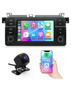 Estéreo de Coche Android 14 YCBB 7" para BMW E46 1998-2005