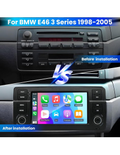 Estéreo de Coche Android 14 YCBB 7" para BMW E46 1998-2005 2