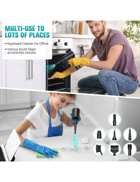 Soplador de aire COMOBELIEF 120000RPM 3 velocidades recargable