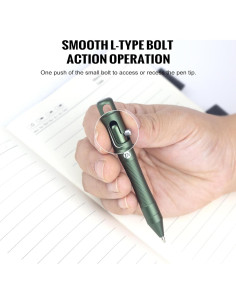 Bolígrafo ThruNite TN Bolt Action Mini Verde Aluminio 2