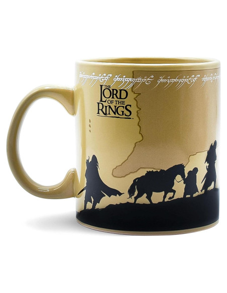 Taza Cerámica El Señor de los Anillos 591 ml Silver Buffalo